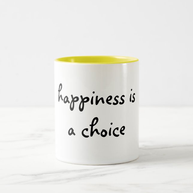 happiness is a choice mug (Center)
