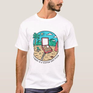 Happiness Is a Gluten Free Pizza Funny  T-Shirt