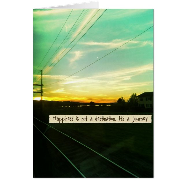 Happiness is a journey (Front)