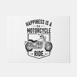 Happiness is a Motorcycle Ride.jpg Doormat