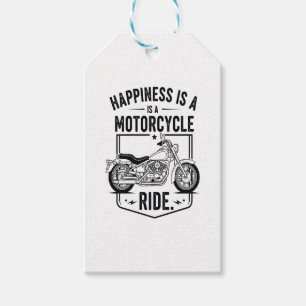 Happiness is a Motorcycle Ride.jpg Gift Tags