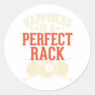 Happiness Is A Perfect Rack 1 Classic Round Sticker