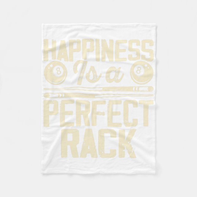 Happiness Is A Perfect Rack 2  Fleece Blanket (Front)