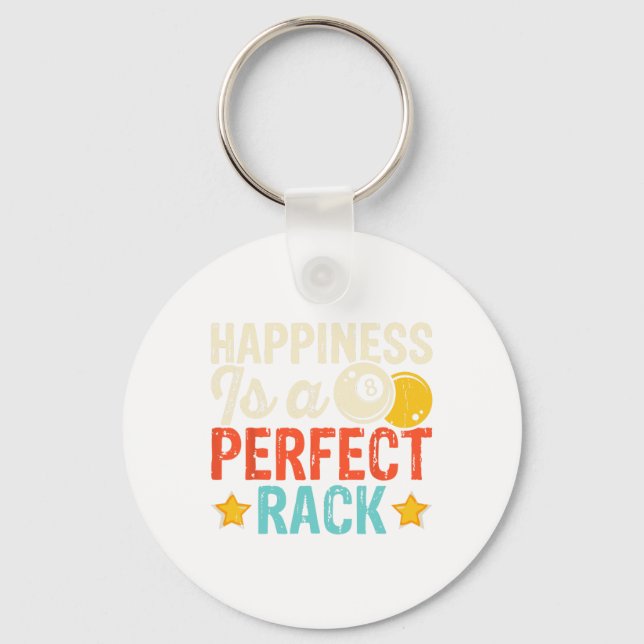 Happiness Is A Perfect Rack 3 - Copy  Key Ring (Front)