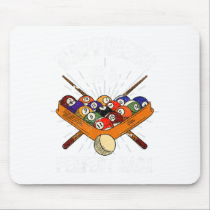 Happiness Is A Perfect Rack Billiard Game Lover Bi Mouse Pad