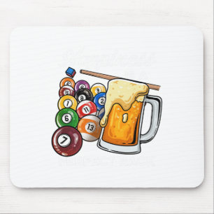 Happiness Is A Perfect Rack I Pool Billiards Playe Mouse Pad