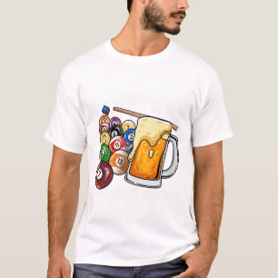 Happiness Is A Perfect Rack I Pool Billiards Playe T-Shirt