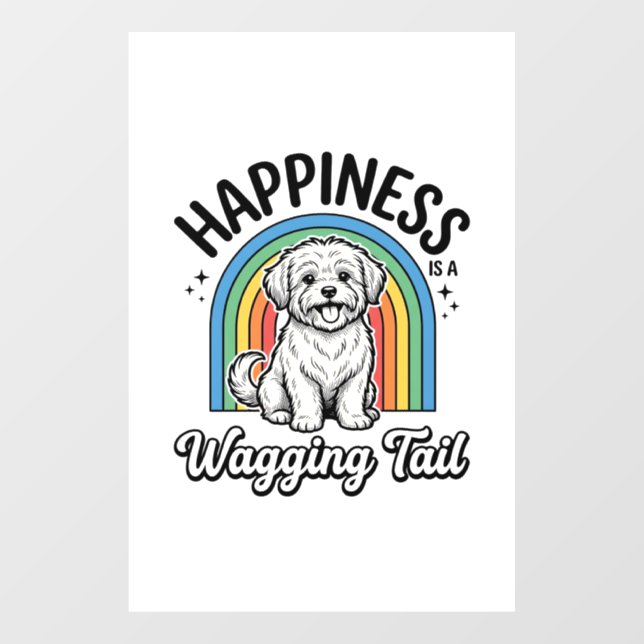 Happiness Is a Wagging Tail Dog Lover Design_1 (Sheet)