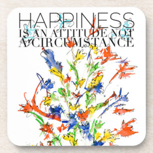 Happiness is an Attitude Fluttering Lovitude Coaster