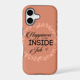 Happiness Is An Inside Job Blush Wreath