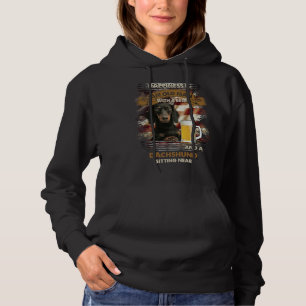Happiness Is An Old Man With A Beer And A Dachshun Hoodie