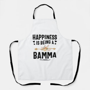 Happiness Is Being A Bamma Thanksgiving Christmas  Apron