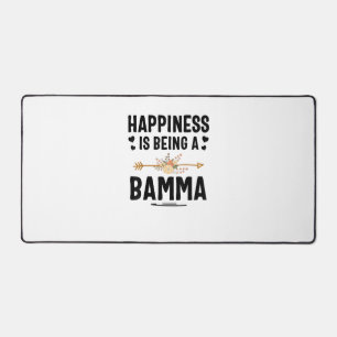 Happiness Is Being A Bamma Thanksgiving Christmas Desk Mat