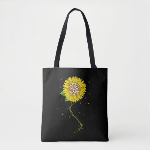 Happiness Is Being A Cousin Floral Mimi Christmas Tote Bag
