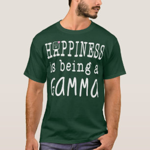 Happiness Is Being A Gamma Grandma Great Gifts Wom T-Shirt