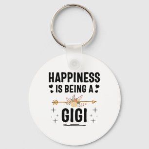 Happiness Is Being A Gigi Mothers Day Gifts  Key Ring