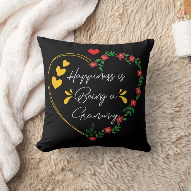 Happiness Is Being A Grammy Mother's Day Funny Cushion (Blanket)