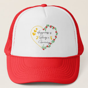 Happiness Is Being A Grammy Mother's Day Funny Trucker Hat