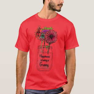 Happiness Is Being A Grammy Sunflower Mothers Day T-Shirt