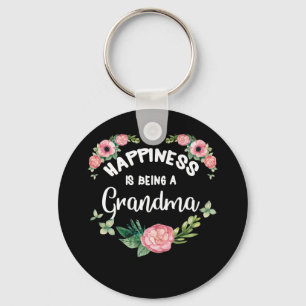 Happiness Is Being A Grandma Mother's Day Key Ring