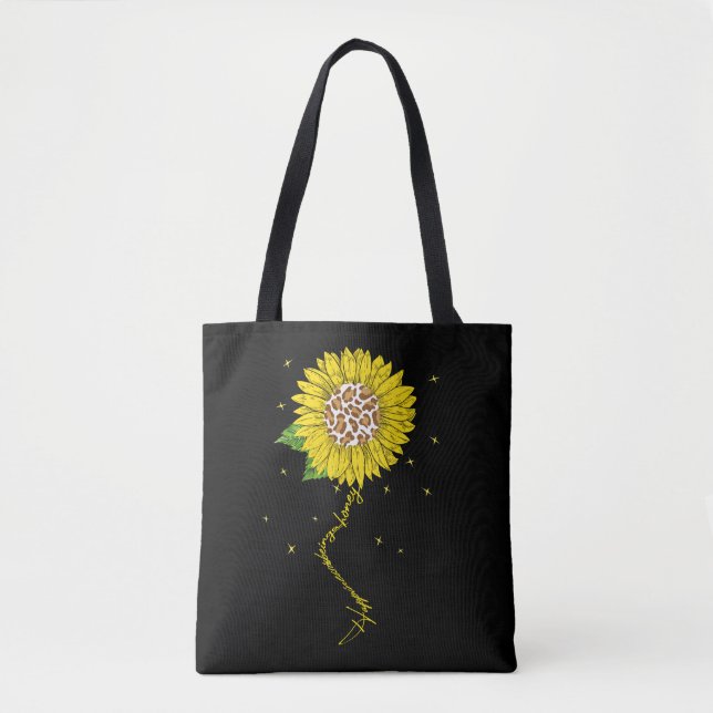 Happiness Is Being A Honey Floral Mimi Christmas Tote Bag (Front)