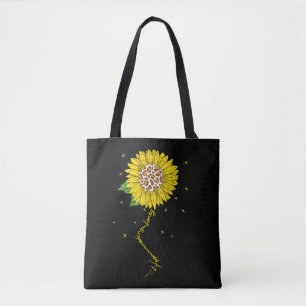 Happiness Is Being A Honey Floral Mimi Mother's  Tote Bag