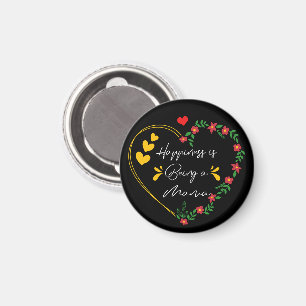 Happiness Is Being A Mama Birthday Gifts Cute Mum Magnet