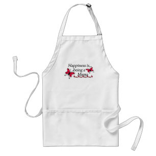 Happiness Is Being A Mema BUTTERFLY Standard Apron