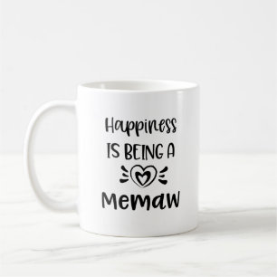 Happiness is being a Memaw Grandma Coffee mug