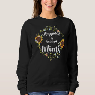 Happiness Is Being A Mimi Sunflower Mother's Day G Sweatshirt