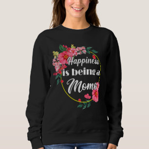 Happiness Is Being A Momo Mothers Day Momo Sweatshirt