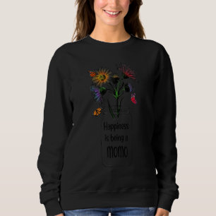Happiness Is Being A Momo Sunflower Mother's Day Sweatshirt