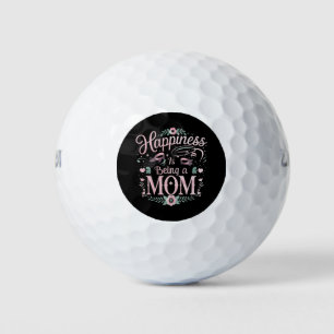 Happiness Is Being A Mum Mother's Day Golf Balls