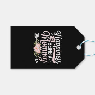 Happiness Is Being A Mummy Floral Mother’s Day Gift Tags