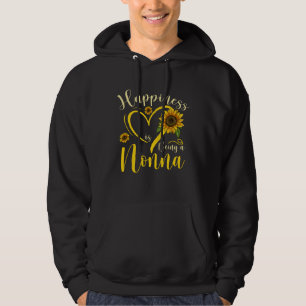 Happiness Is Being A Nonna Sunflower Mother's Day  Hoodie