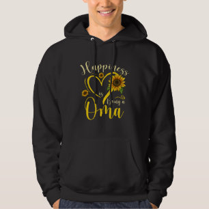 Happiness Is Being A Oma Sunflower Mother's Day Wo Hoodie