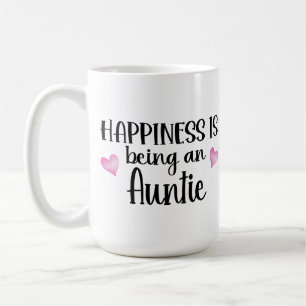 Happiness Is Being An Auntie Birthday Niece Nephew Coffee Mug