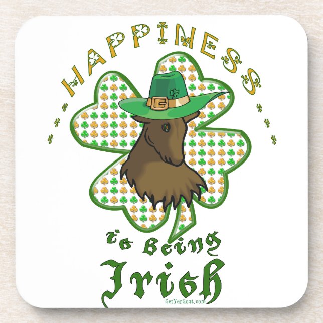 Happiness is Being Irish Coaster (Front)