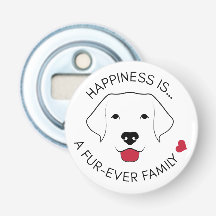 “Happiness Is…” Bottle Opener Magnet