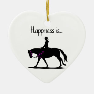 Happiness is... ceramic ornament