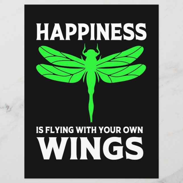 Happiness Is Flying With Dragonfly (Front)