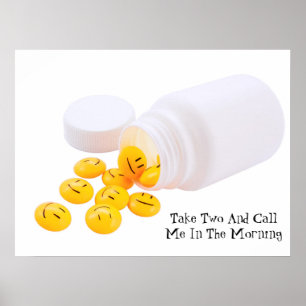 Happiness is Good Medicine Poster