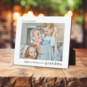 Happiness.. is having you as a Grandma Photo Plaque