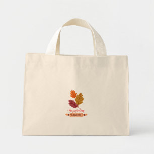 happiness is homemade autumn amazing design  mini tote bag