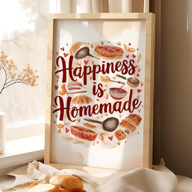 Happiness is Homemade Kitchen Wall Art (Creator Uploaded)