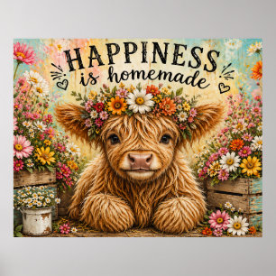 Happiness is Homemade Poster