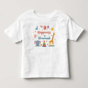 Happiness is Homemade Toddler T-Shirt 