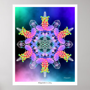 Happiness is Juicy Poster