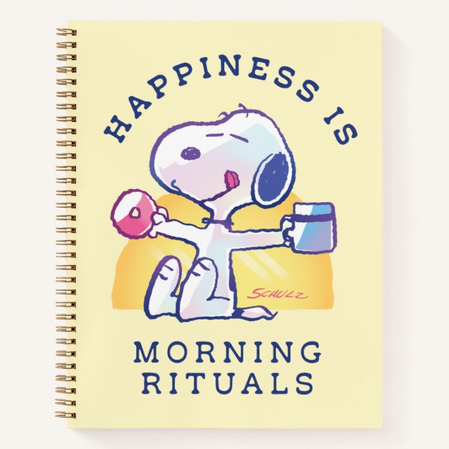 Happiness is Morning Rituals Notebook (Front)