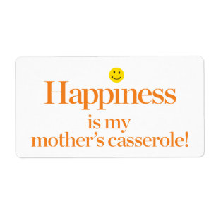 Happiness is My Mother's Casserole